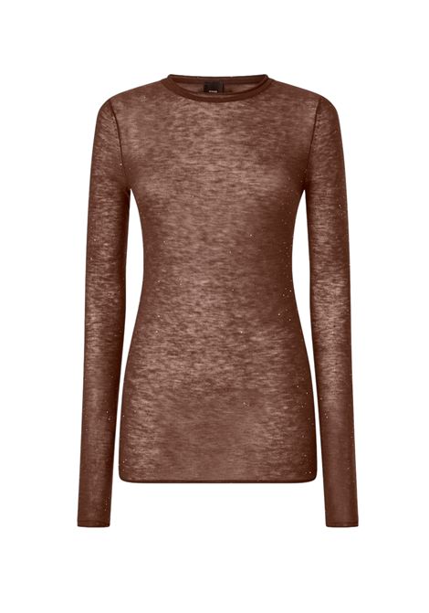 Crew neck jumper with sequins PINKO | sweaters | 105398 A2PML73